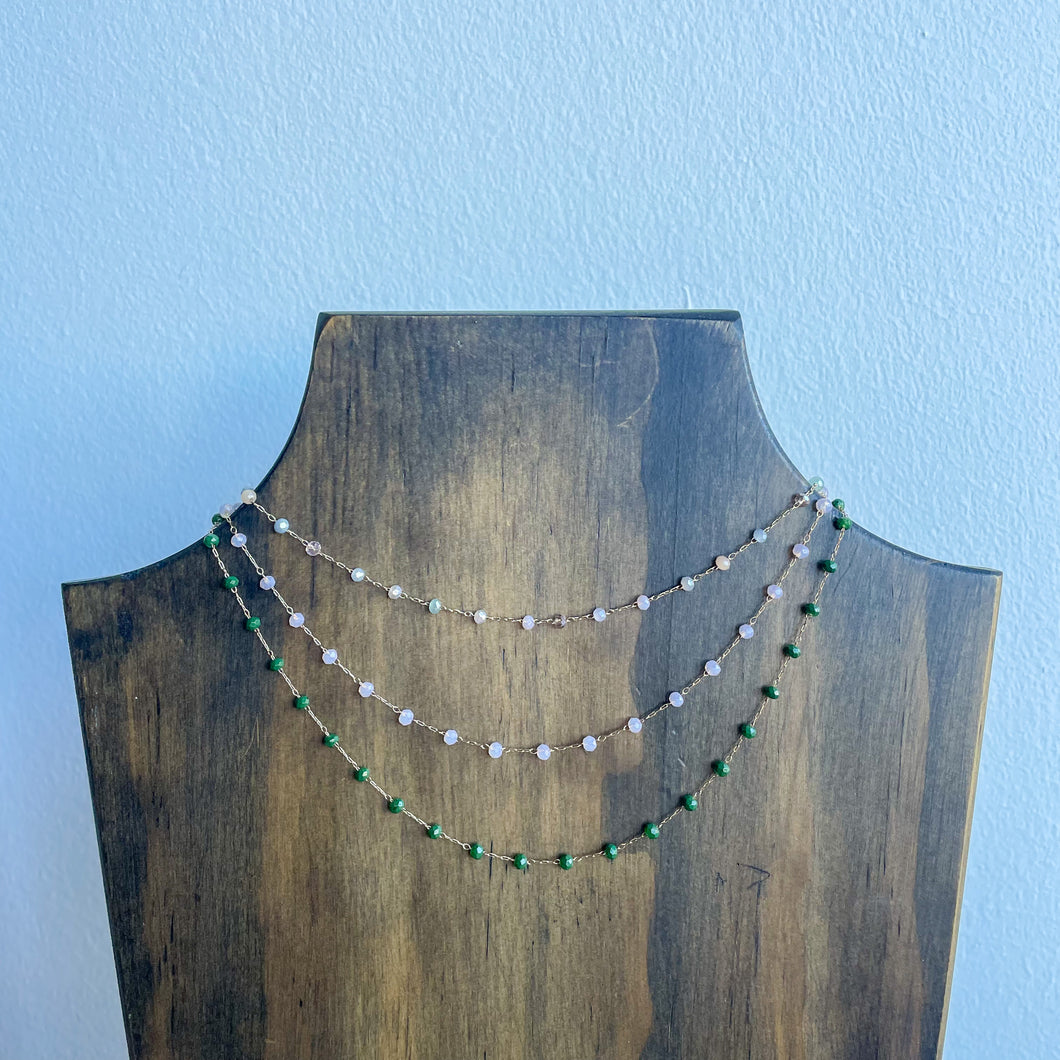 Dainty Beaded Necklaces